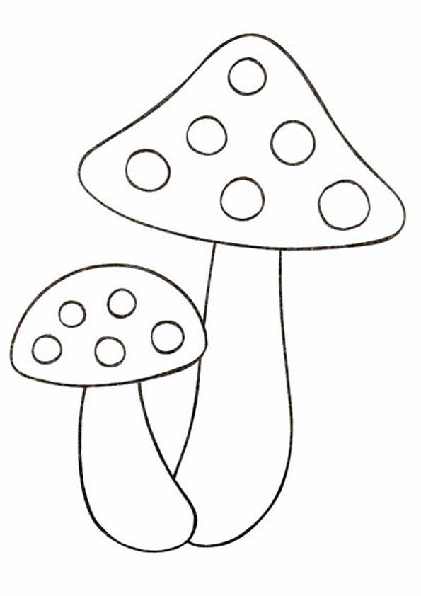 33 Mushroom Coloring Pages Printable 5