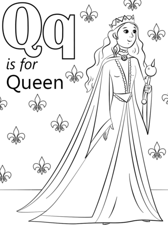 33 Queen Coloring Pages Printable 10