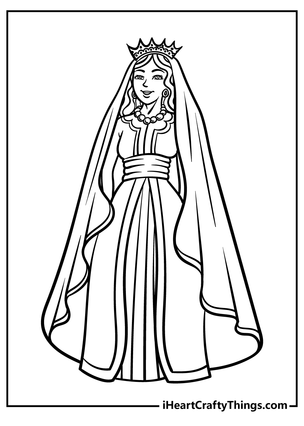 33 Queen Coloring Pages Printable 11