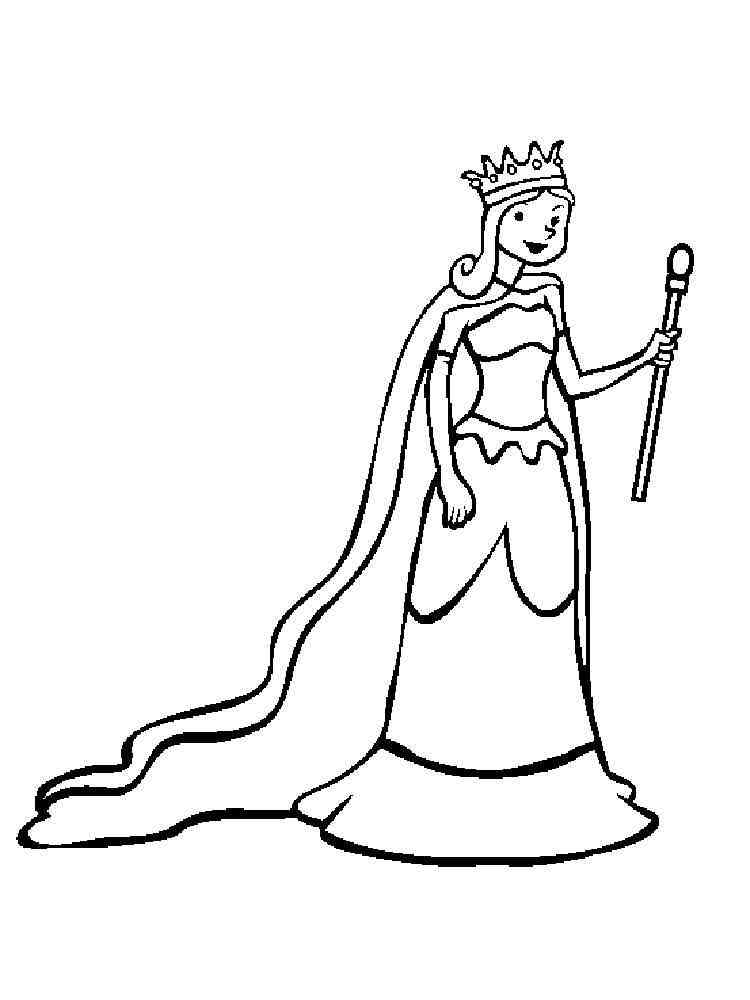 33 Queen Coloring Pages Printable 16