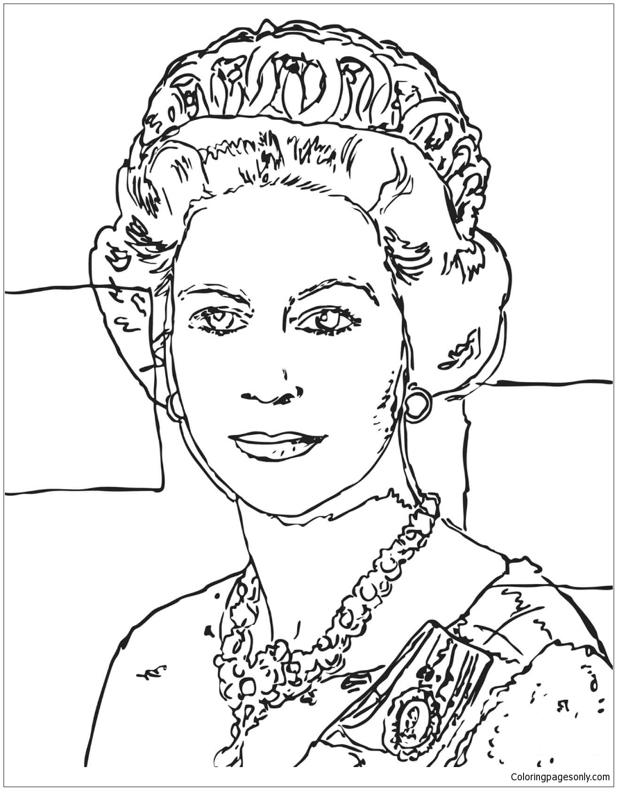 33 Queen Coloring Pages Printable 2