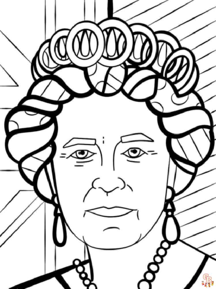 33 Queen Coloring Pages Printable 6