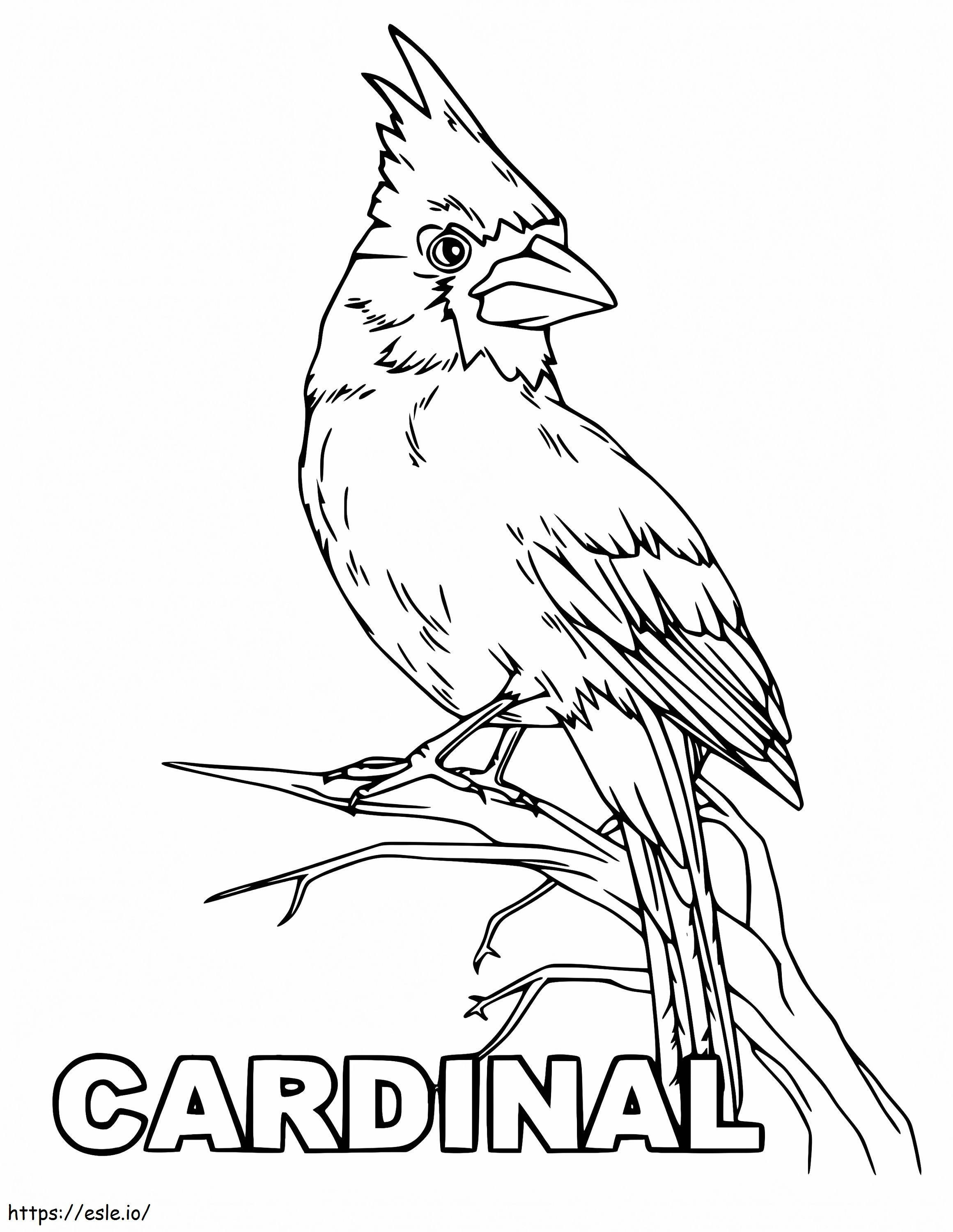 33 Stunning Northern Cardinal Coloring Pages Printable 27