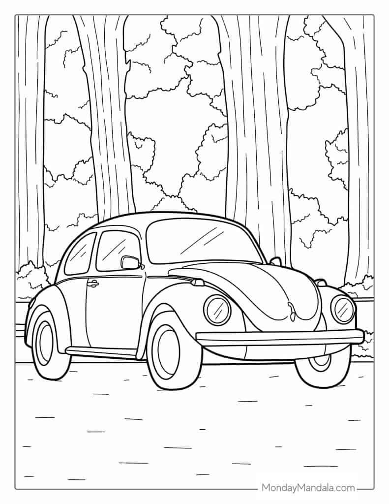 33 Volkswagen Coloring Pages Printable 26