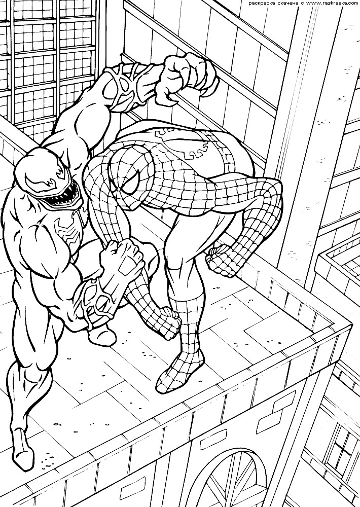 34 Amazing Spiderman Drawing Coloring Pages Printable 29