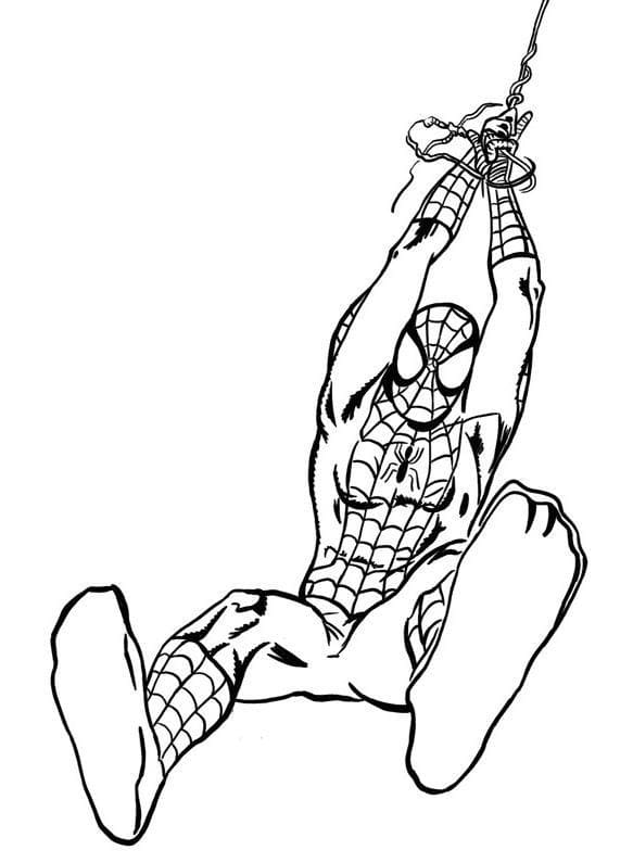 34 Amazing Spiderman Drawing Coloring Pages Printable 6