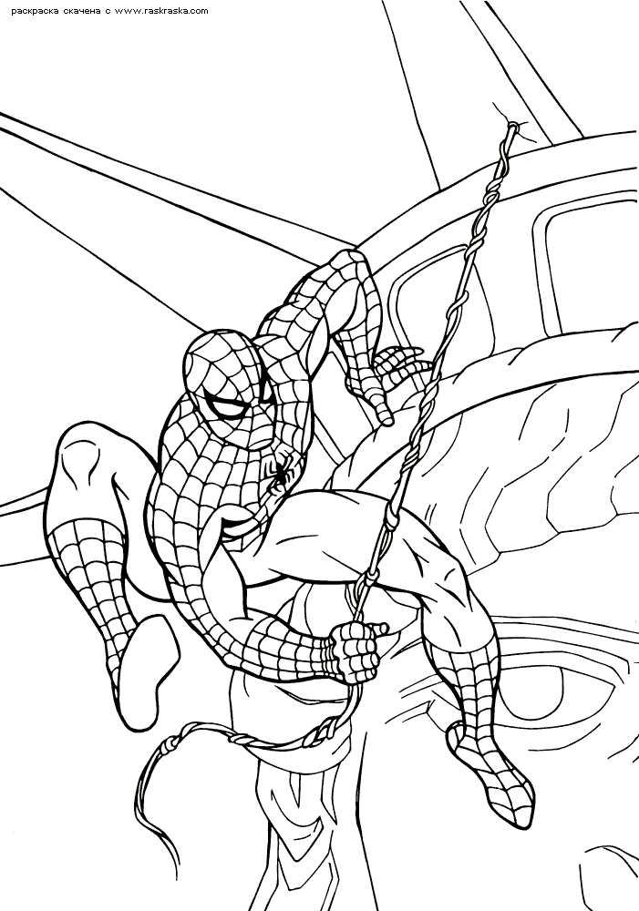 34 Amazing Spiderman Drawing Coloring Pages Printable 7