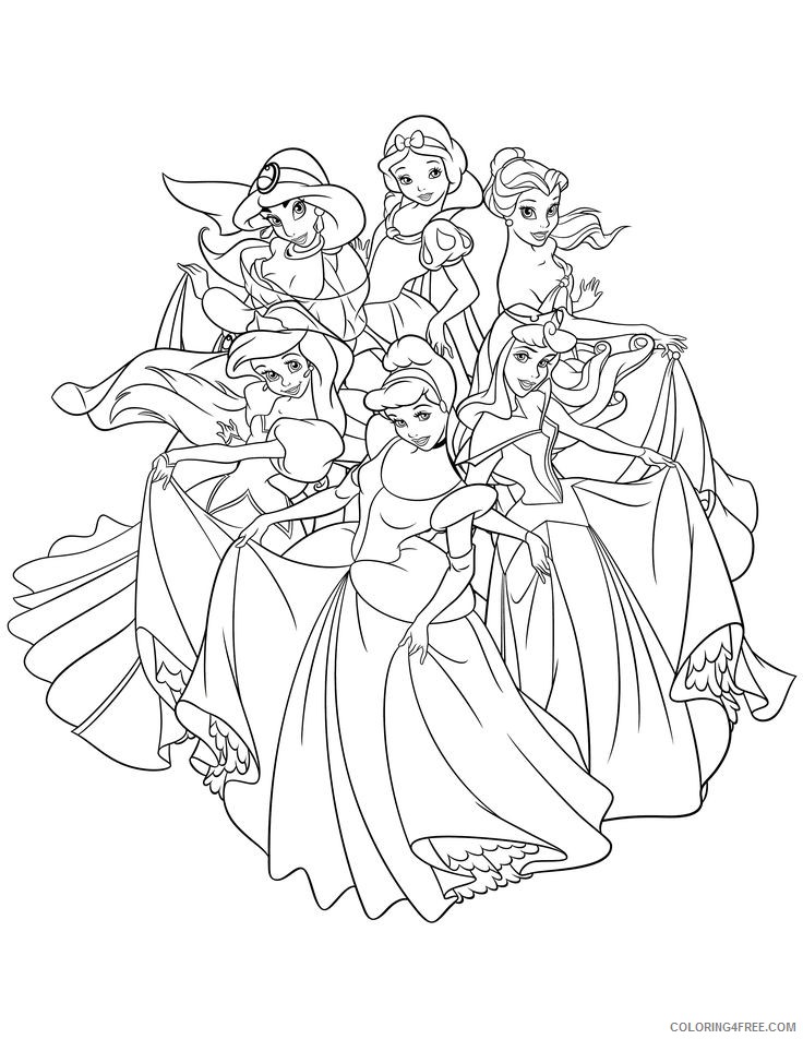 34 Disney Princess Face Coloring Pages Printable 13