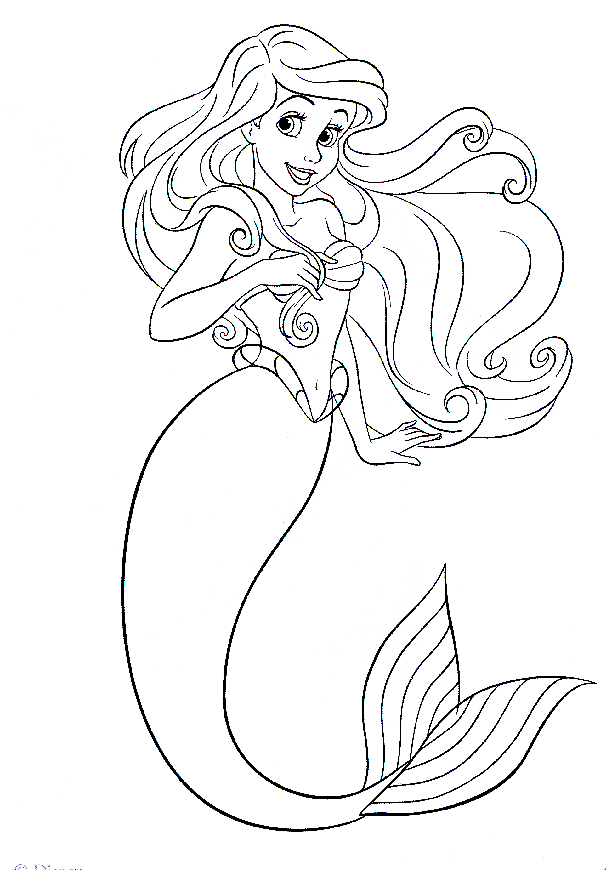 34 Disney Princess Face Coloring Pages Printable 19