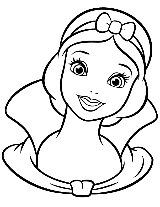 34 Disney Princess Face Coloring Pages Printable 27