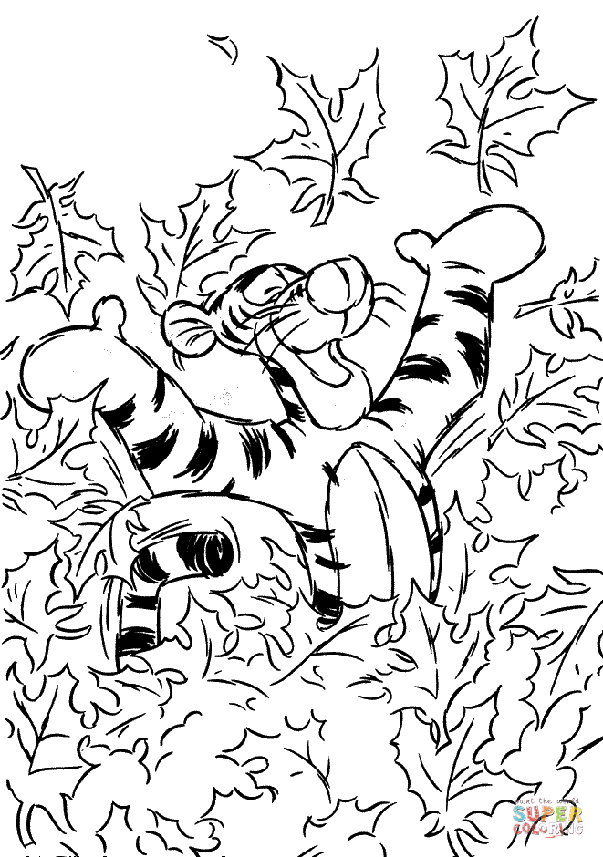 34 Free Printable Disney Fall Coloring Pages 19