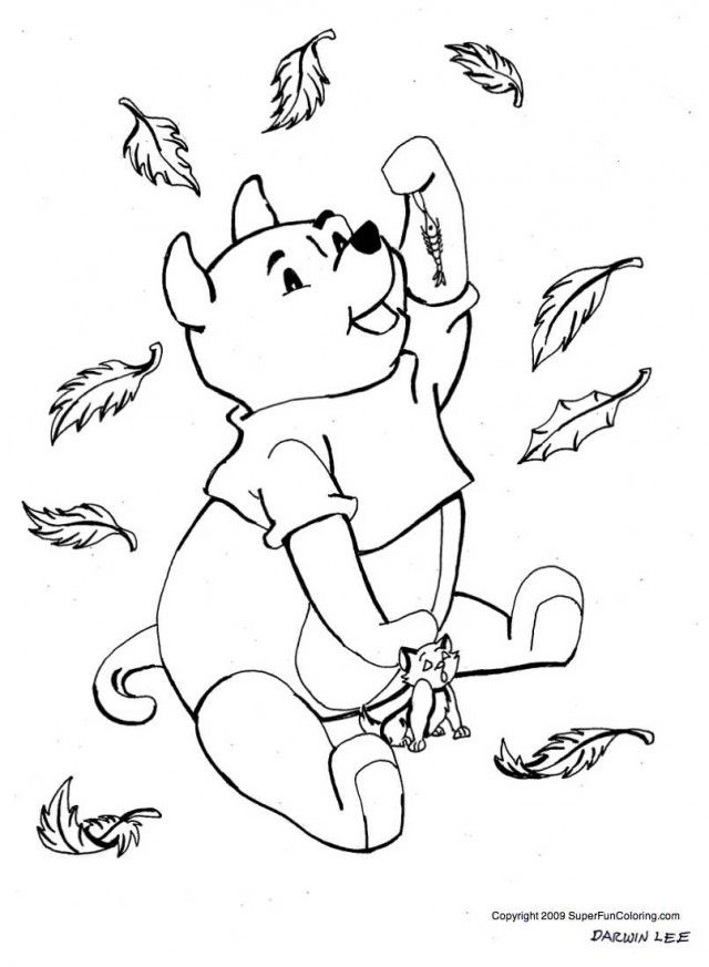 34 Free Printable Disney Fall Coloring Pages 23