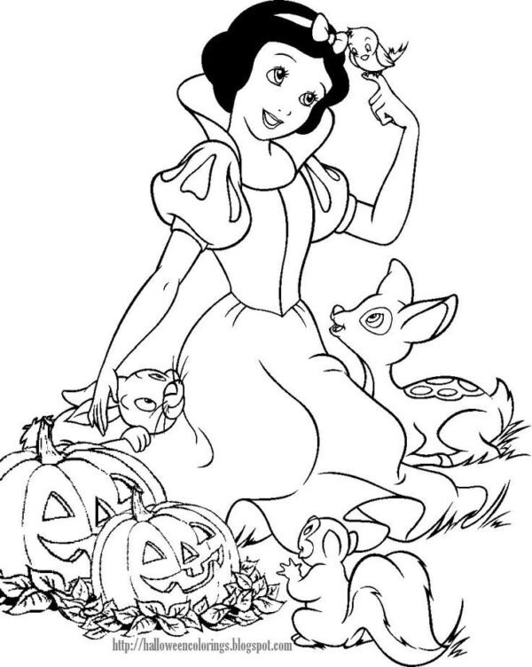 34 Free Printable Disney Fall Coloring Pages 3