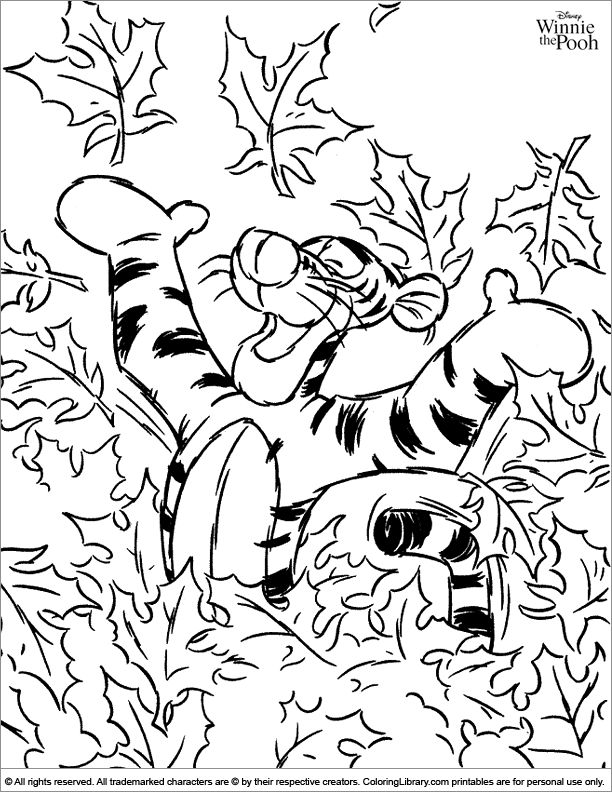 34 Free Printable Disney Fall Coloring Pages 33