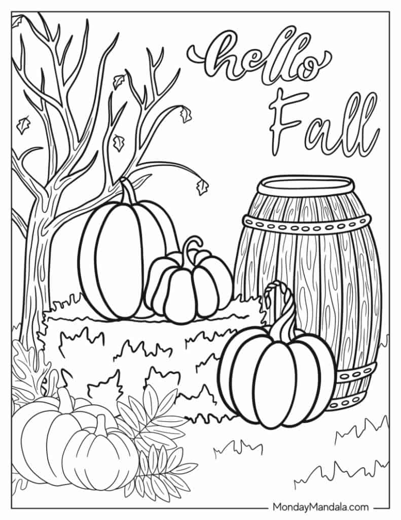 34 Free Printable Disney Fall Coloring Pages 8