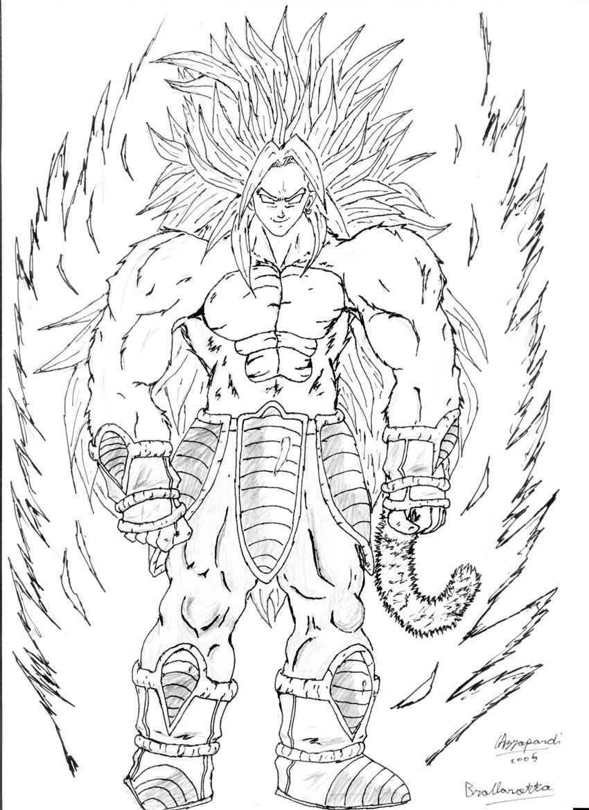 34 Gogeta vs Broly Coloring Pages Printable 13