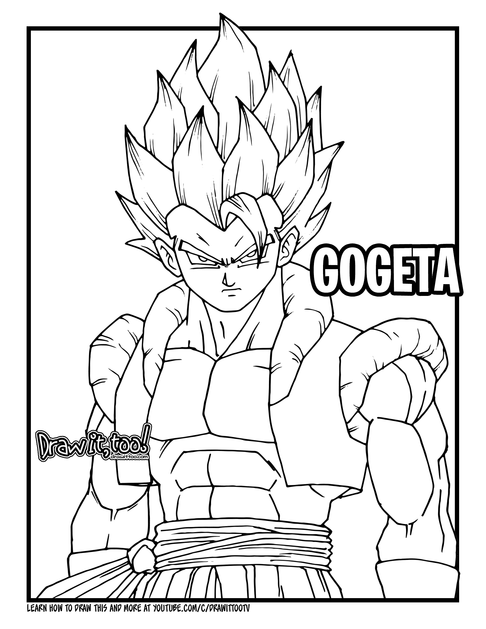 34 Gogeta vs Broly Coloring Pages Printable 2