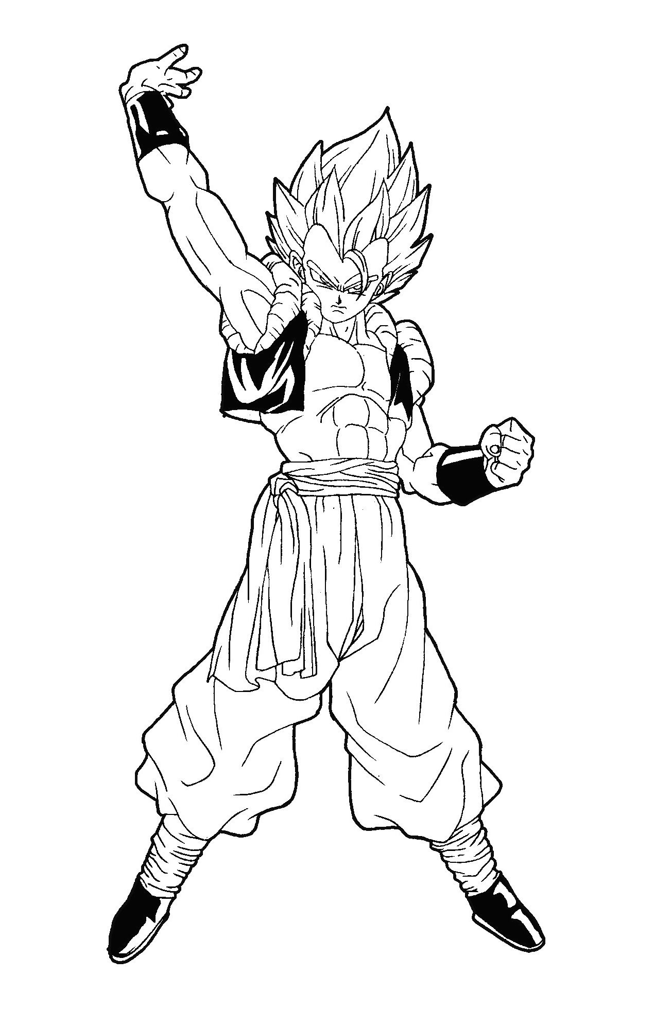 34 Gogeta vs Broly Coloring Pages Printable 20