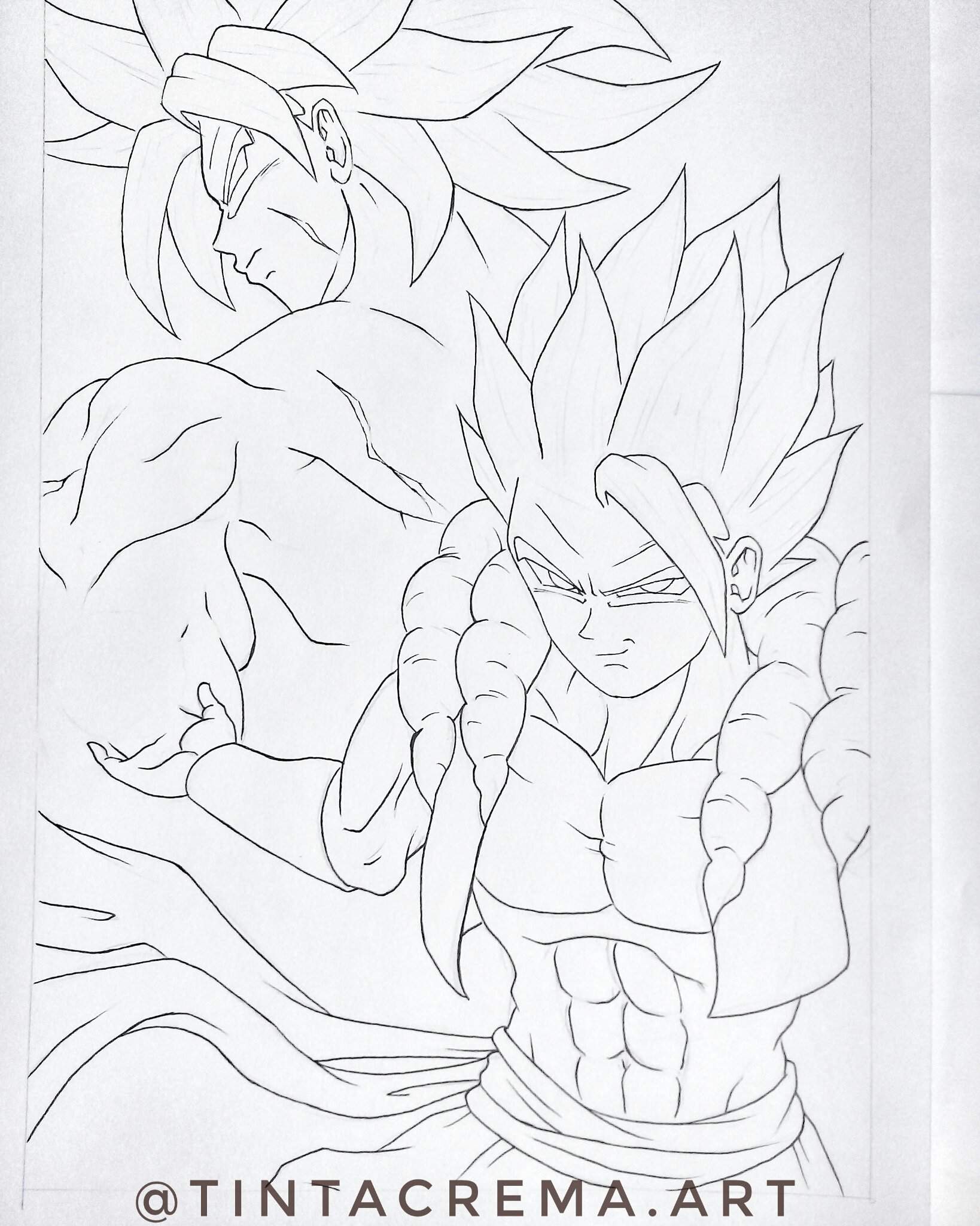 34 Gogeta vs Broly Coloring Pages Printable 26