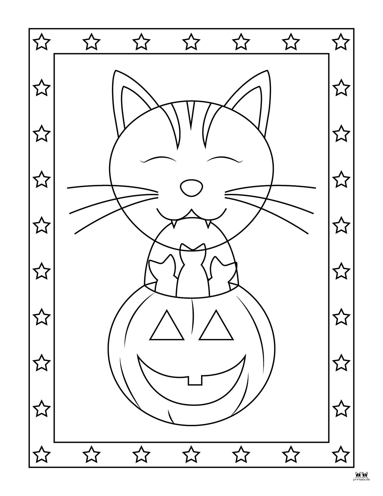 34 Halloween Cat Coloring Pages Printable 26