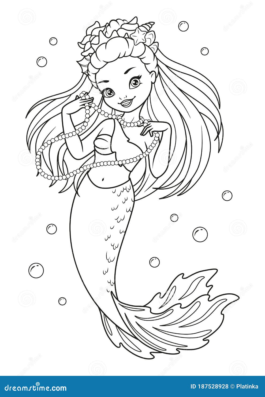 34 Lovely Mermaid Coloring Pages Free Printable 14