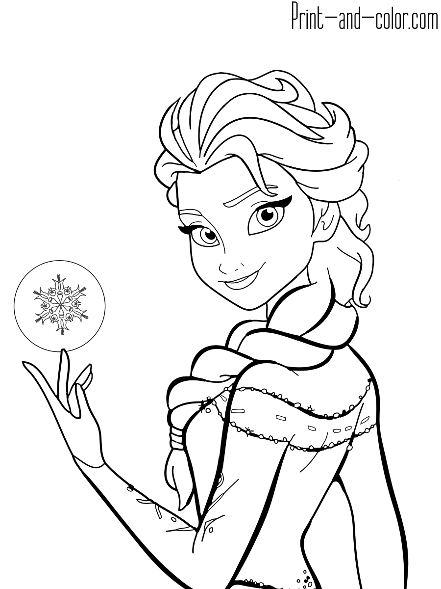 34 Magical Frozen Coloring Pages Printable 15