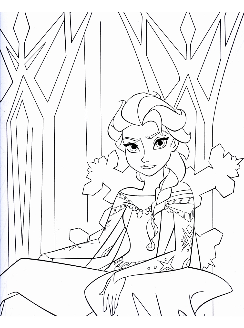 34 Magical Frozen Coloring Pages Printable 16