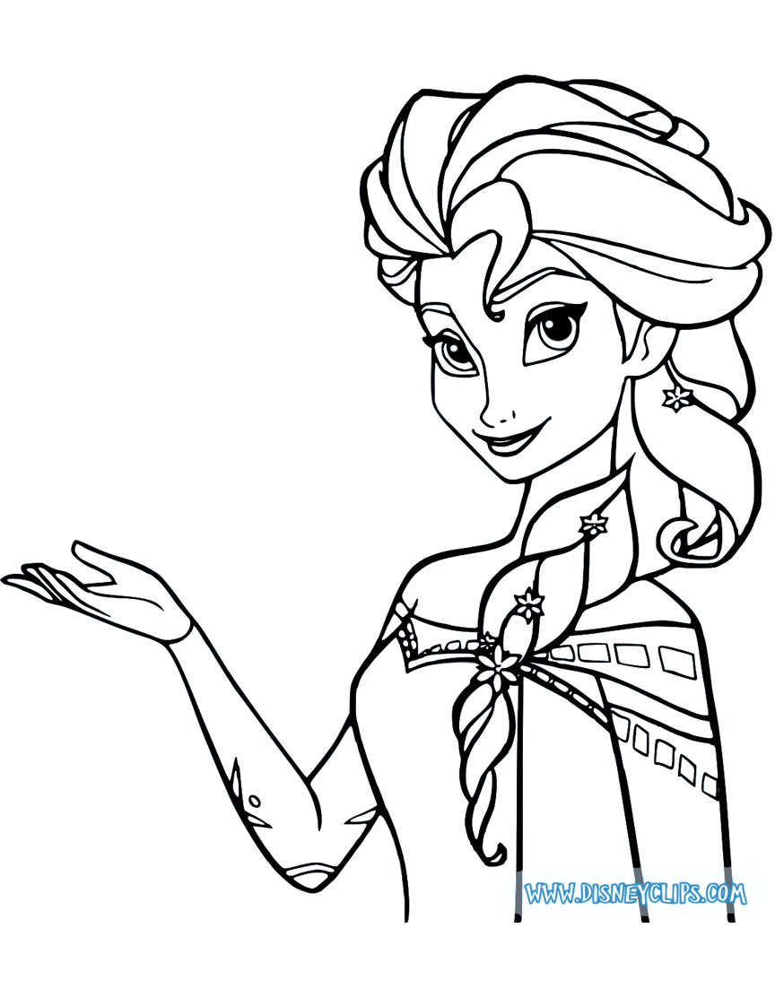 34 Magical Frozen Coloring Pages Printable 17