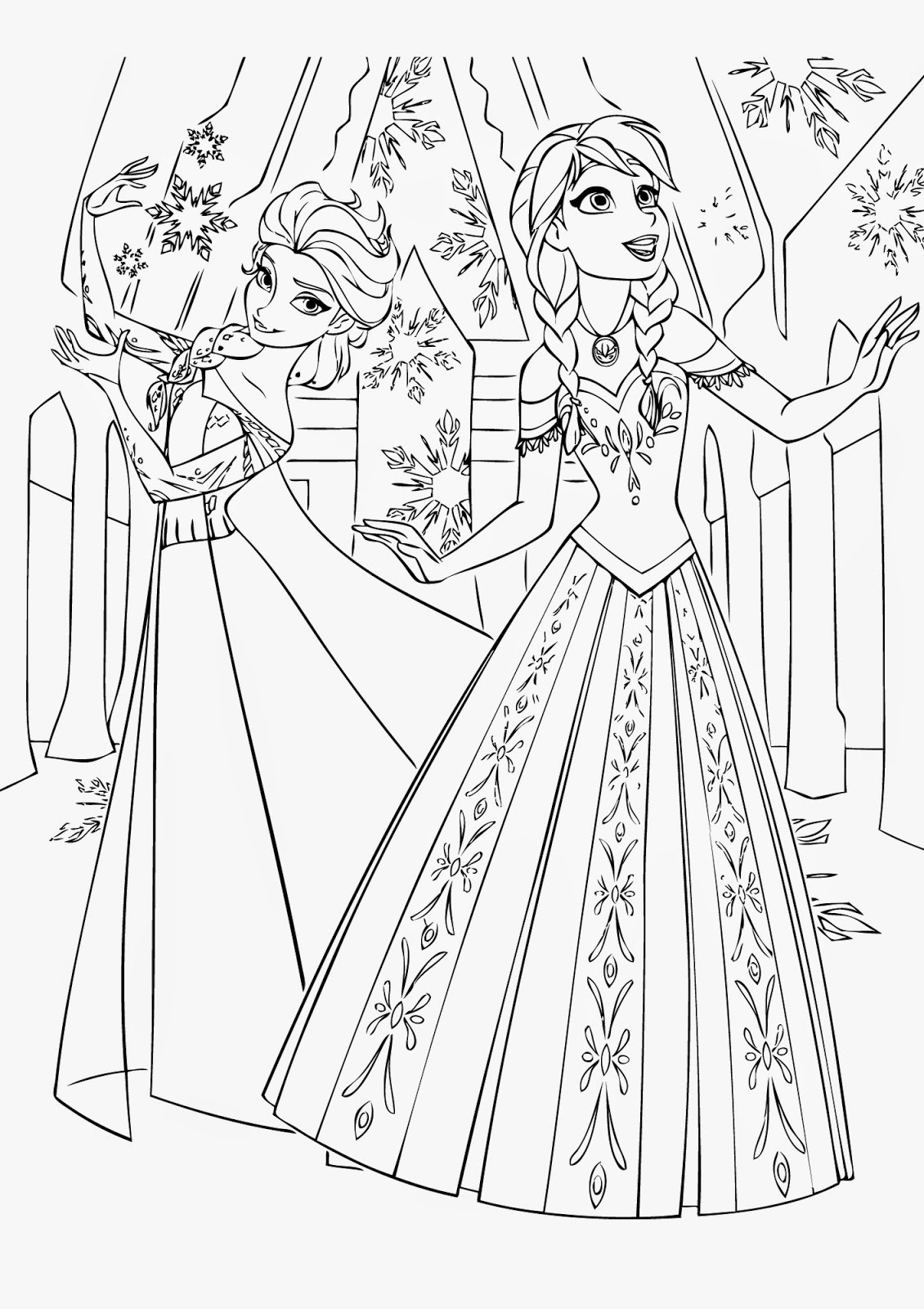 34 Magical Frozen Coloring Pages Printable 20