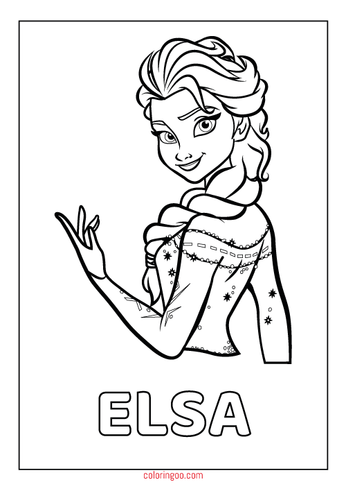 34 Magical Frozen Coloring Pages Printable 22