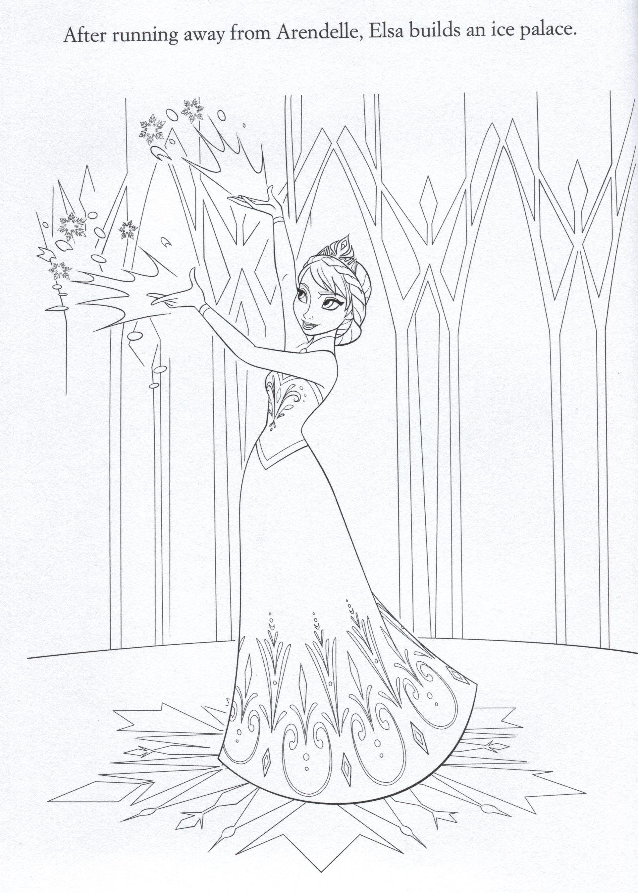 34 Magical Frozen Coloring Pages Printable 27