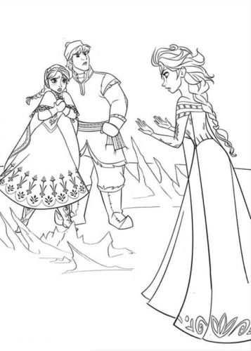 34 Magical Frozen Coloring Pages Printable 35