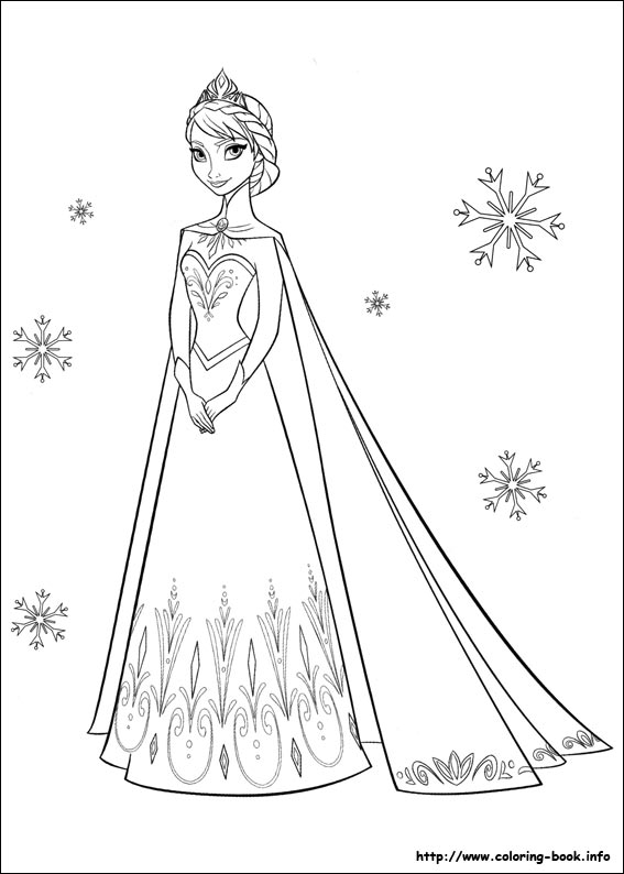 34 Magical Frozen Coloring Pages Printable 9