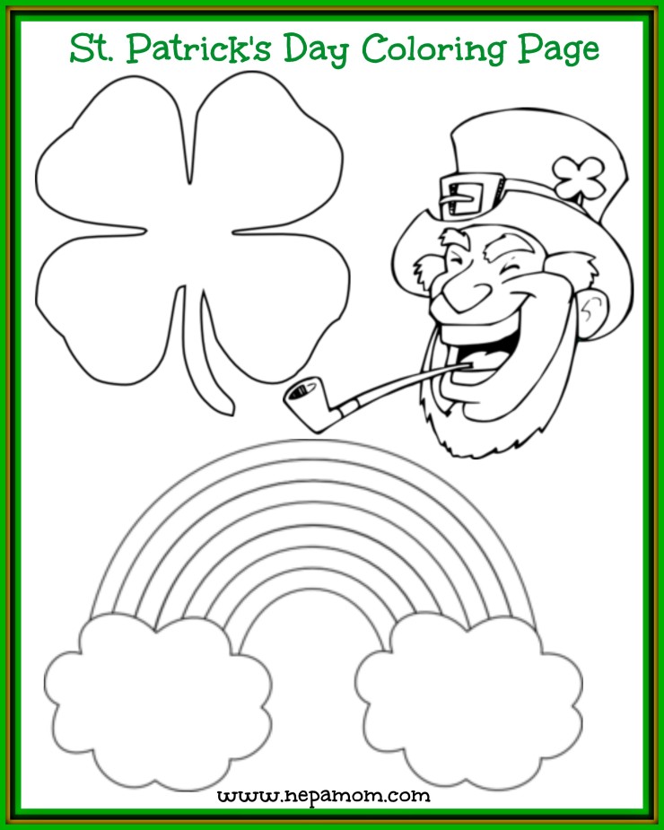 34 St. Patrick's Day Coloring Pages Printable 20