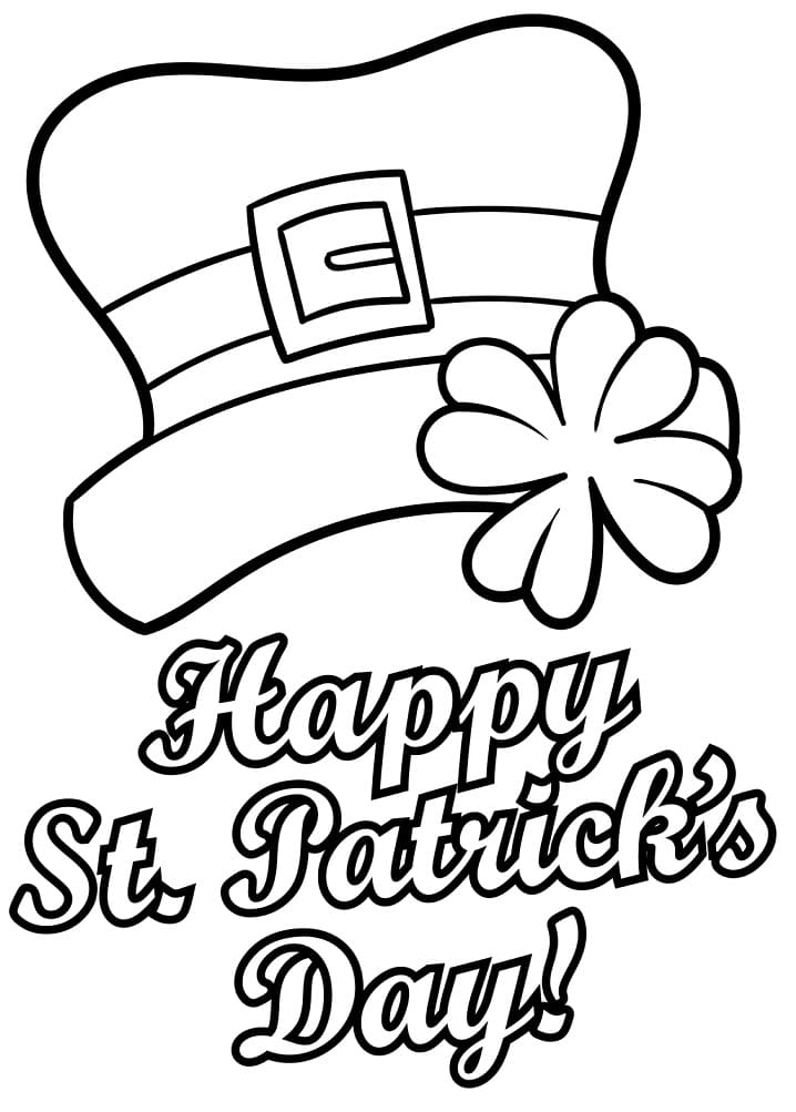 34 St. Patrick's Day Coloring Pages Printable 21