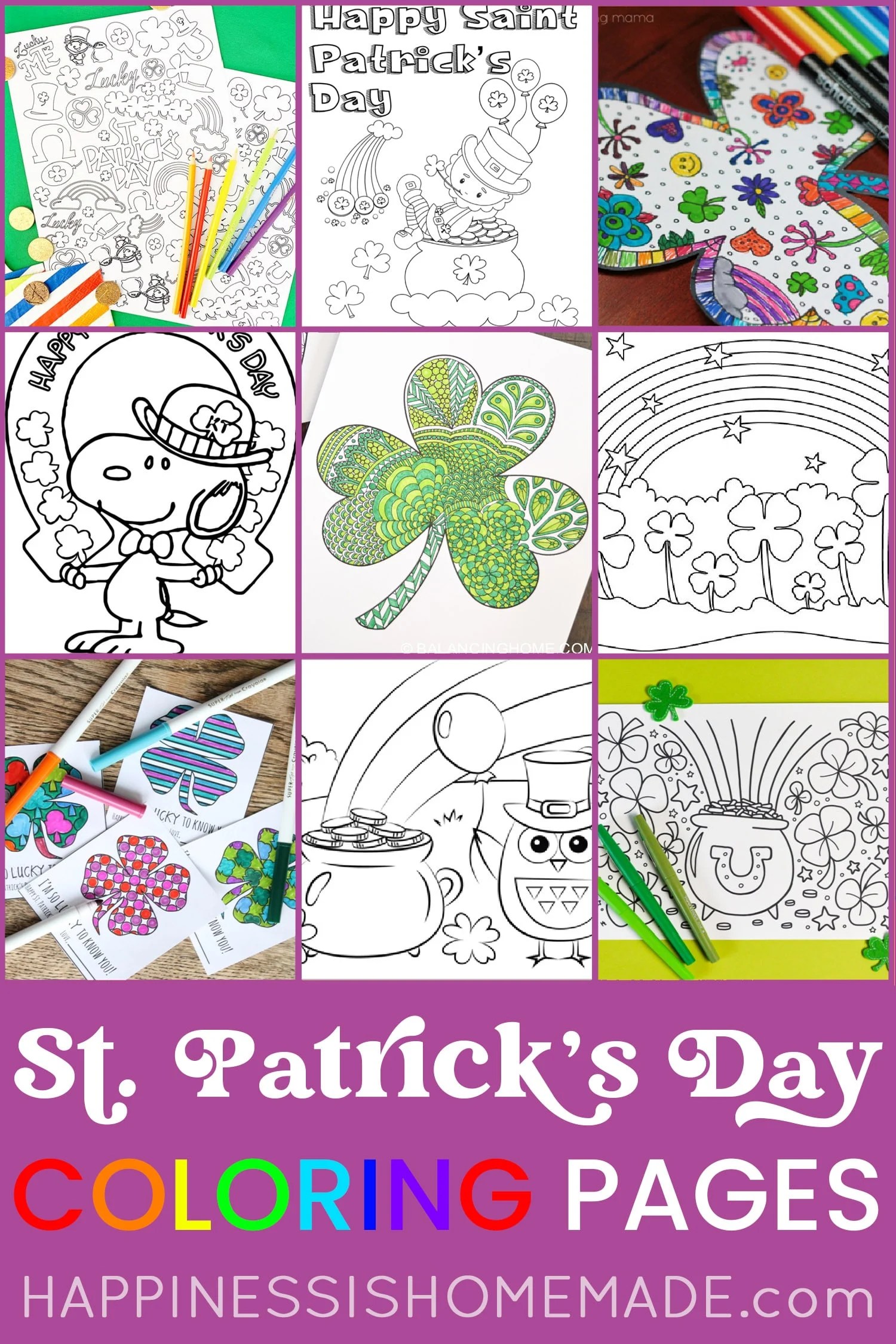 34 St. Patrick's Day Coloring Pages Printable 35