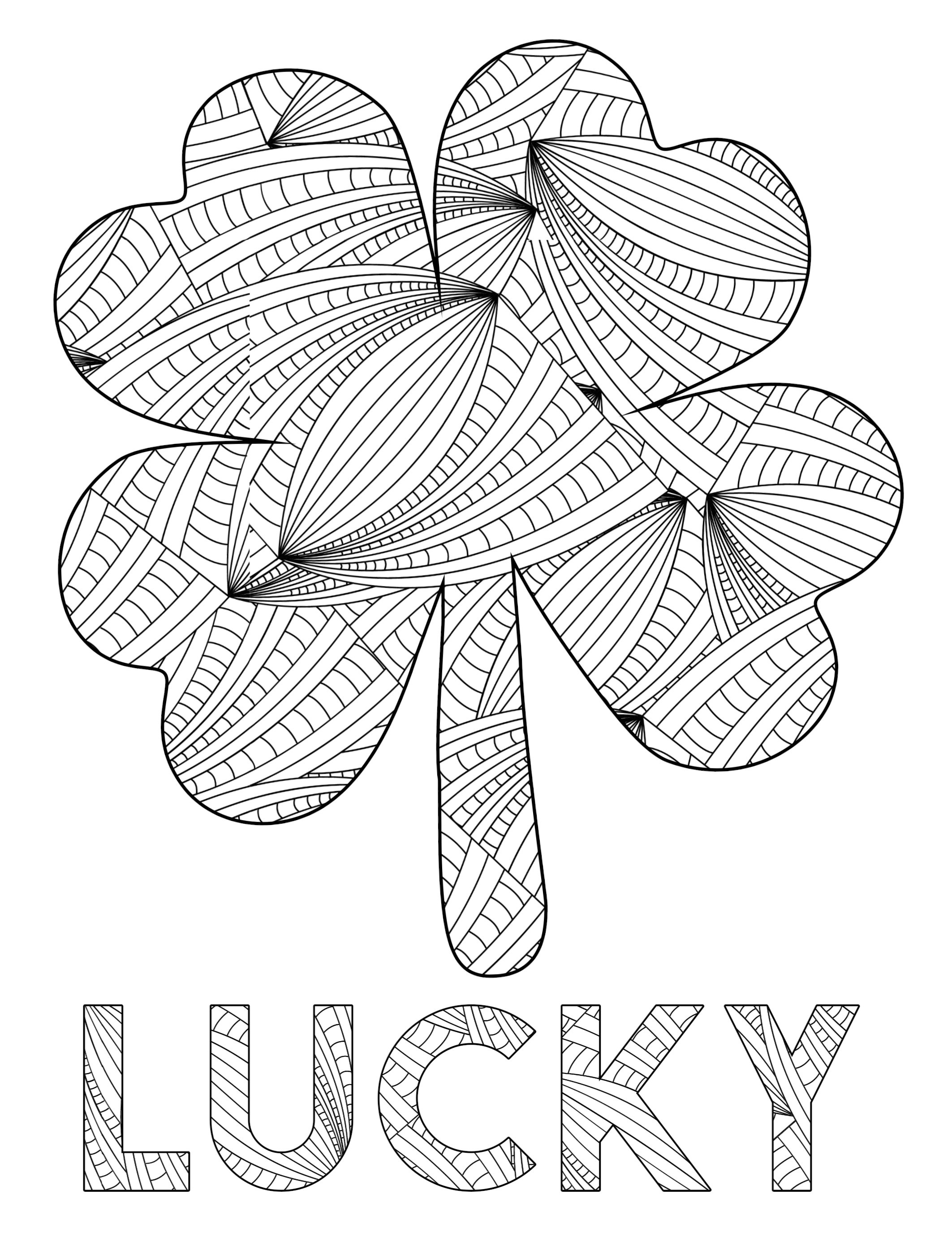 34 St. Patrick's Day Coloring Pages Printable 7