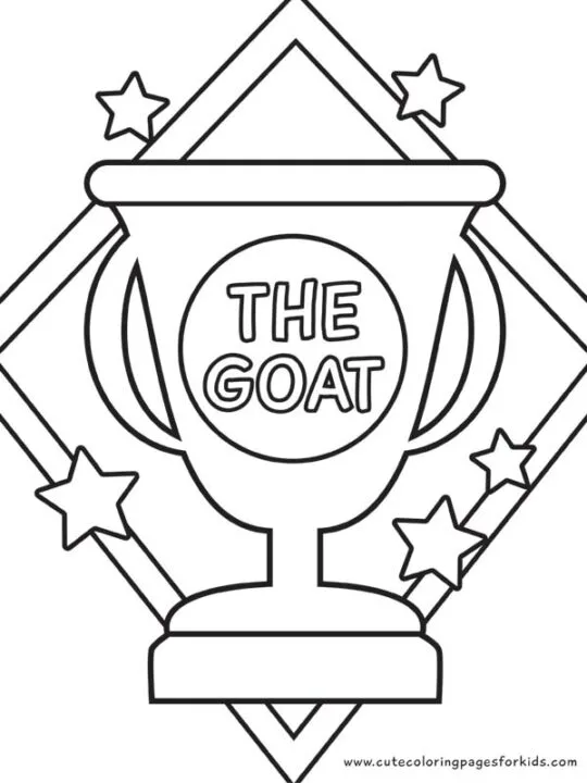 34 Winning Trophy Coloring Pages Printable 13