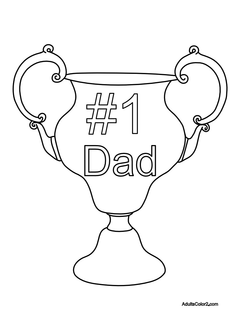 34 Winning Trophy Coloring Pages Printable 22