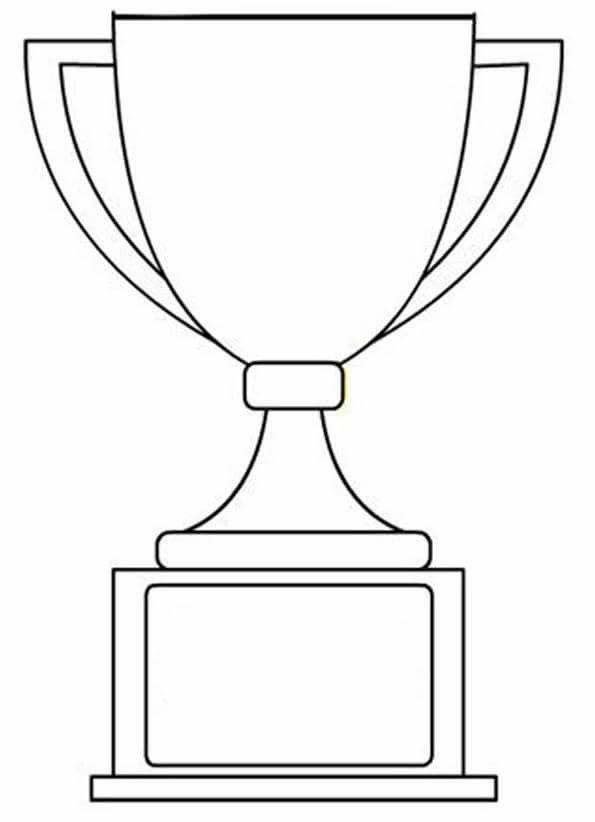 34 Winning Trophy Coloring Pages Printable 27