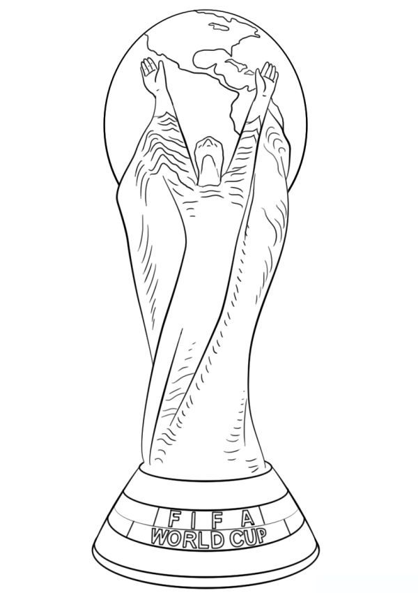 34 Winning Trophy Coloring Pages Printable 32