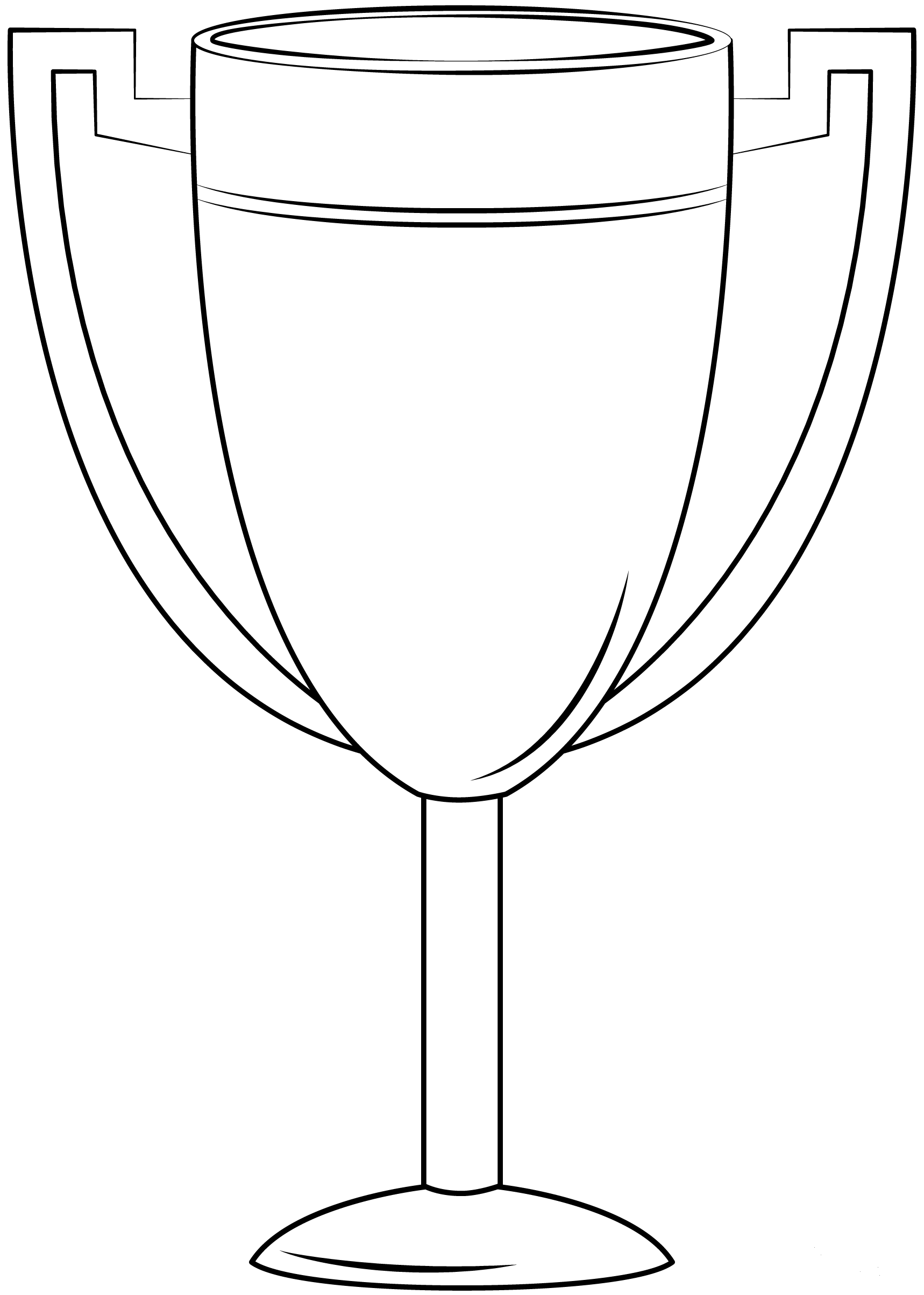 34 Winning Trophy Coloring Pages Printable 34