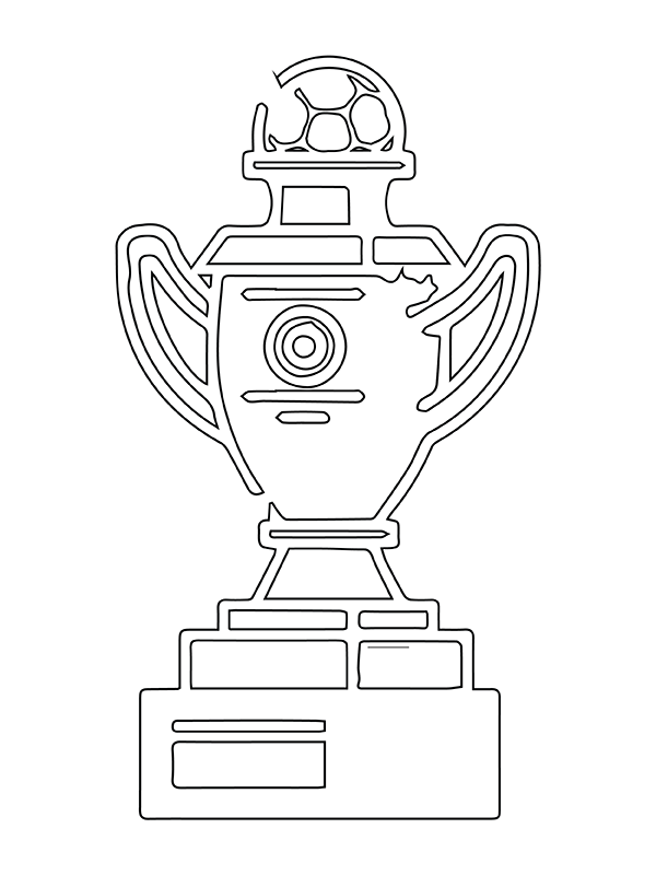 34 Winning Trophy Coloring Pages Printable 5