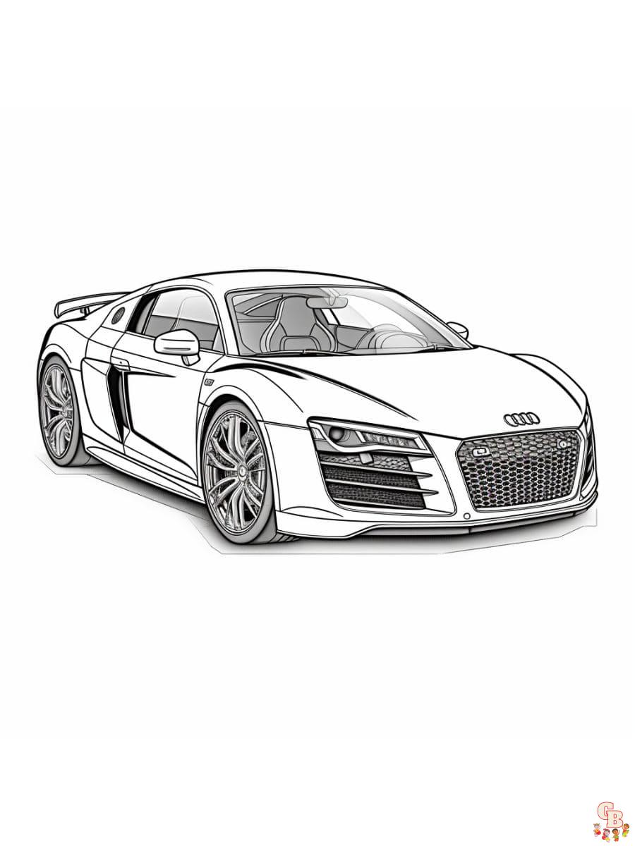 35 Audi Coloring Pages Printable 1