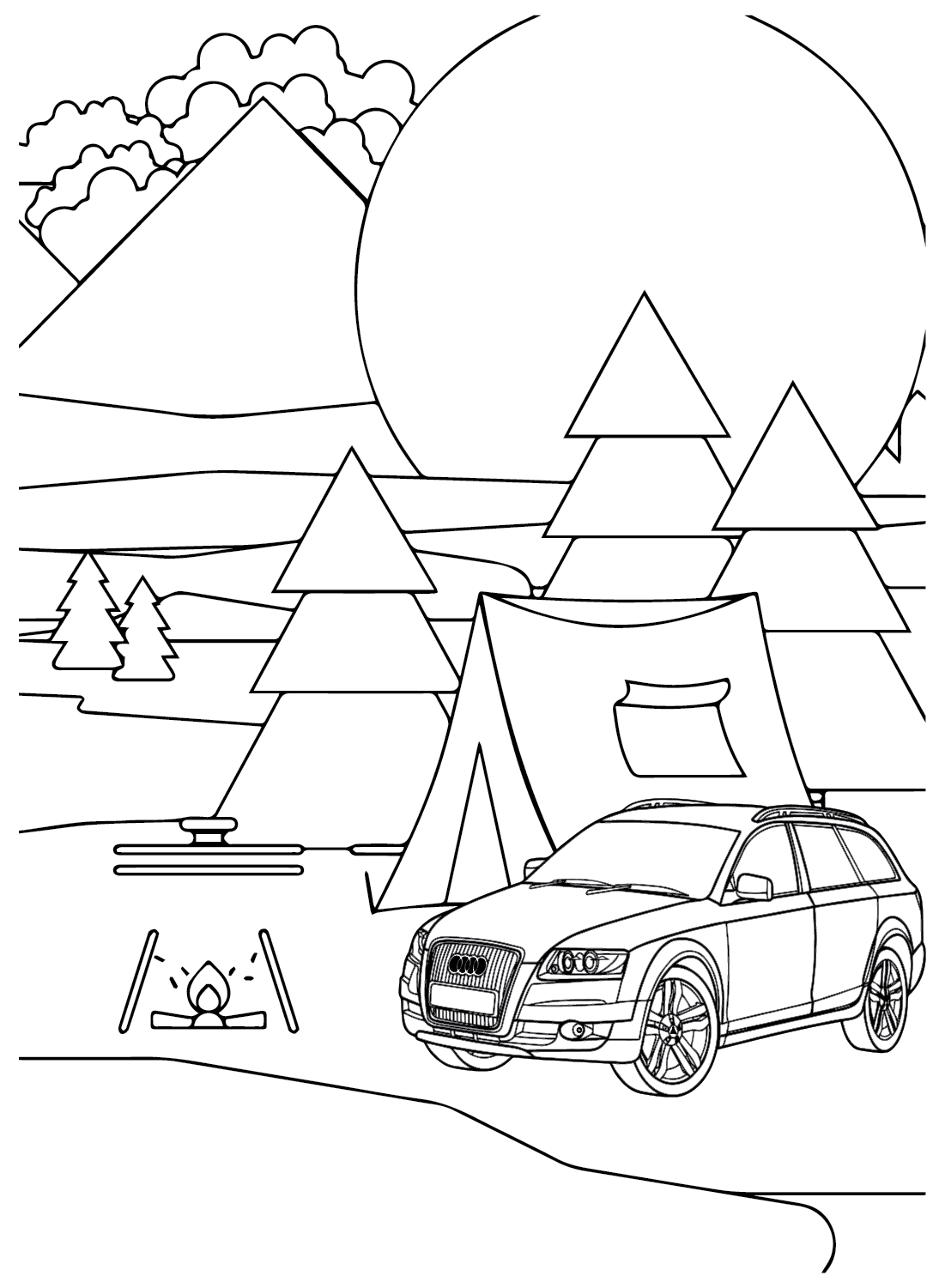 35 Audi Coloring Pages Printable 11