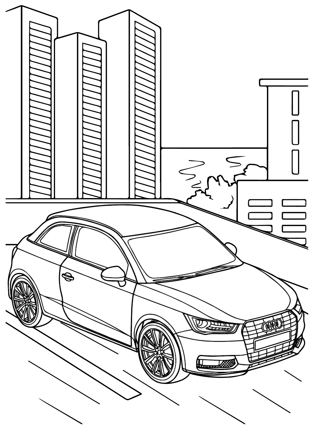 35 Audi Coloring Pages Printable 14