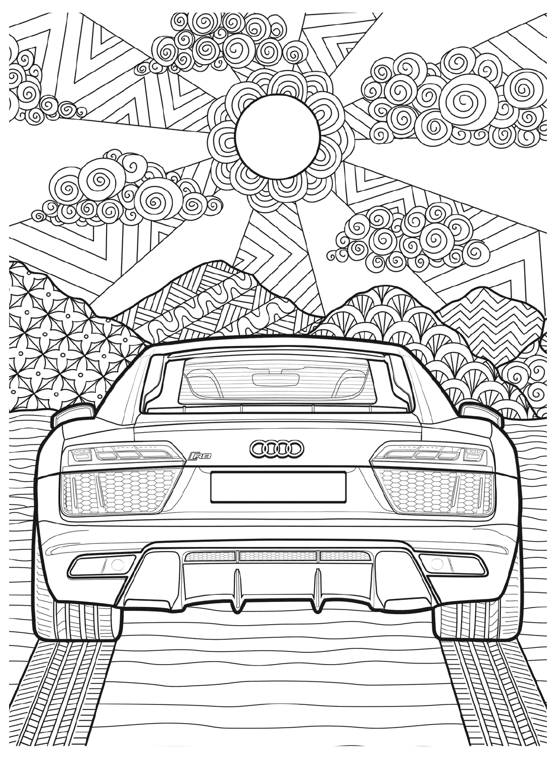 35 Audi Coloring Pages Printable 2