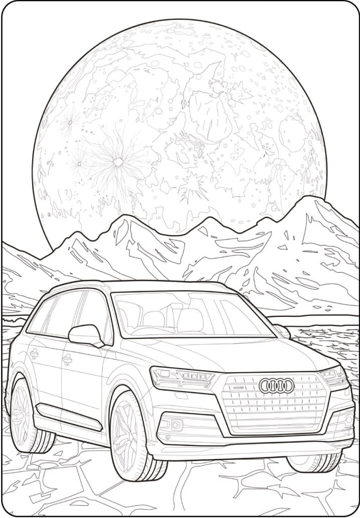 35 Audi Coloring Pages Printable 28