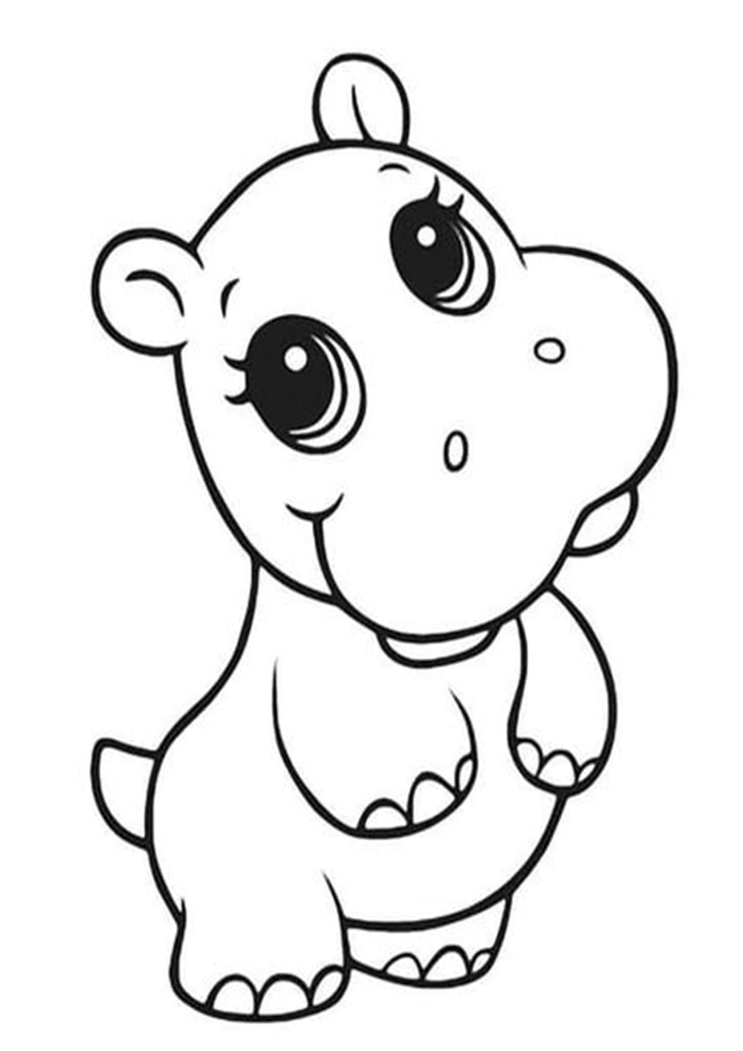 35 Cute Jungle Animal Coloring Pages Printable 17