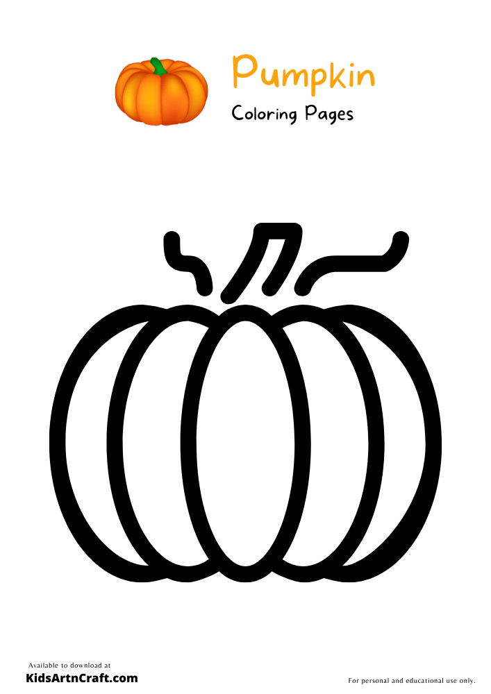 35 Festive Pumpkin Coloring Pages Printable 32